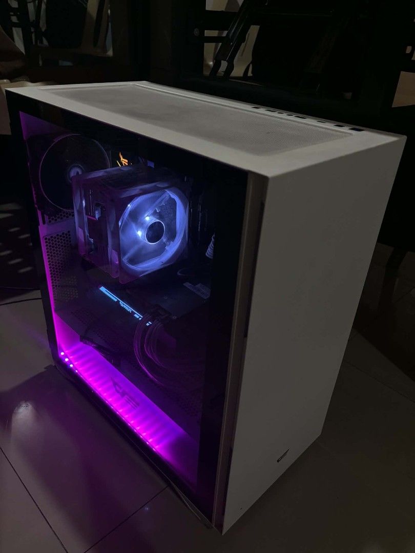 Desktop Computer CPU AMD RYZEN 5 (Category: Desktops) located in Quezon City. Submitted by klerityy (Listing ID 1432226772, Image 1). Description: Details CPU: AMD Ryzen 5 2600x 6-CORE CPU FAN: COOLER MASTER HYPER LED 212 TURBO MOBO: ROG Strix X470-F GAMING RAM: GSKILL RIPJAWS 2x - 16 GB 3200MHZ DDR4 GPU: Palit GTX 1070 Ti 8GB PSU: 750W FSP HYDRO GE 80+ GOLD SSD: ZOTAC 120 GB HDD: WESTERN DIGITAL 1 TB CASE: DARK FLASH DLM 23 FANS: -5x DEEPCOOL 12
