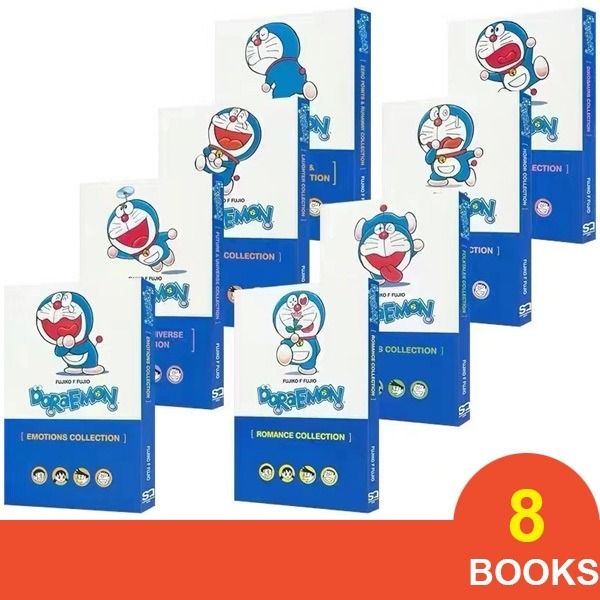 Doraemon Comics Collection by Fujiko F Fujio (8 Books), Hobbies & Toys ...