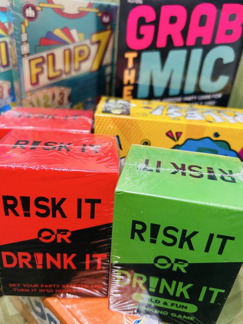 DRINKING, BOARD & CARD GAMES 🎲 (Category: Board Games & Puzzles) located in Quezon City. Submitted by playboxph (Listing ID 1432351010, Image 1). Description: Hello! We are PlayBox PH. We are selling various board and card games! Hit us up for prices and questions! Available: 🃏Uno (Regular) 🃏Uno No Mercy 🃏These Cards Will Get You Drunk 🃏These Cards Will Get You Drunk Too 🃏Monopoly Board Game 🃏Monopoly Deal 🃏Scrabble 🃏Jenga 🃏Twister 🃏Ju