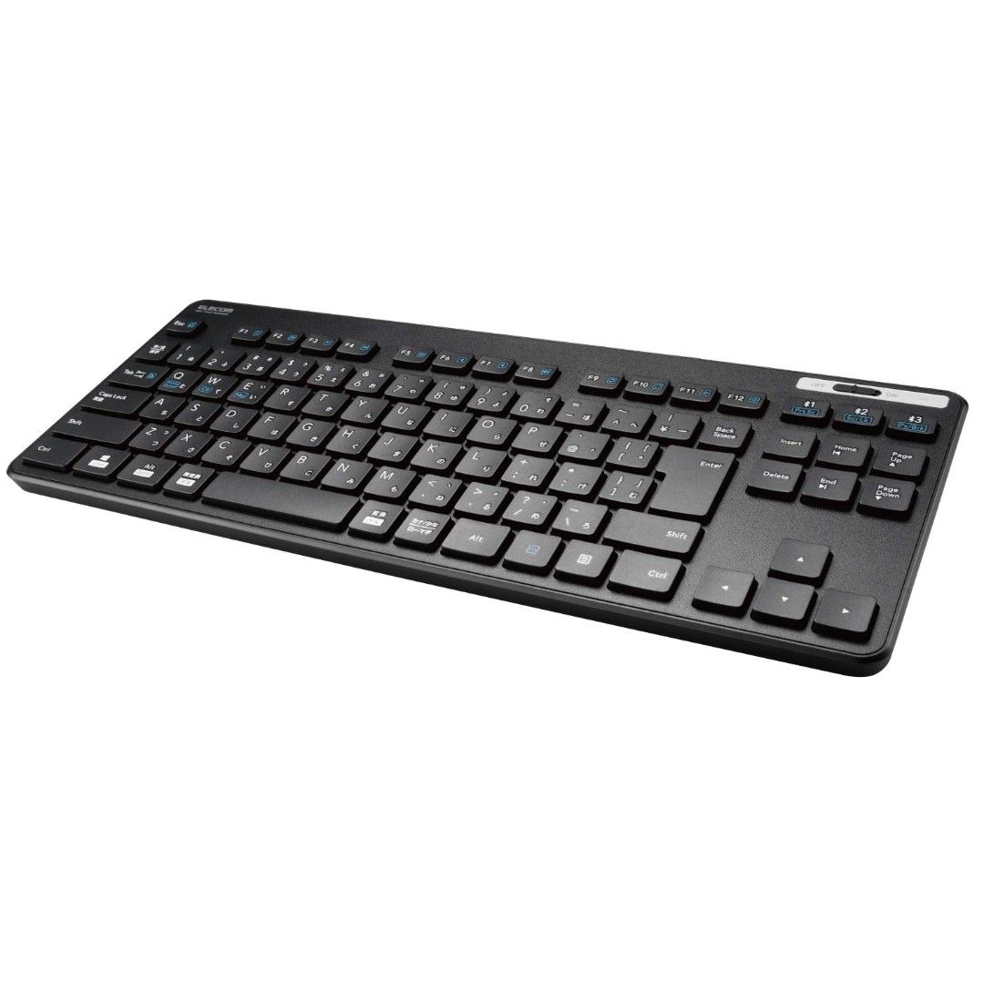 ELECOM Japanese Wireless Keyboard with multi bluetooth pairing440941474481459200
