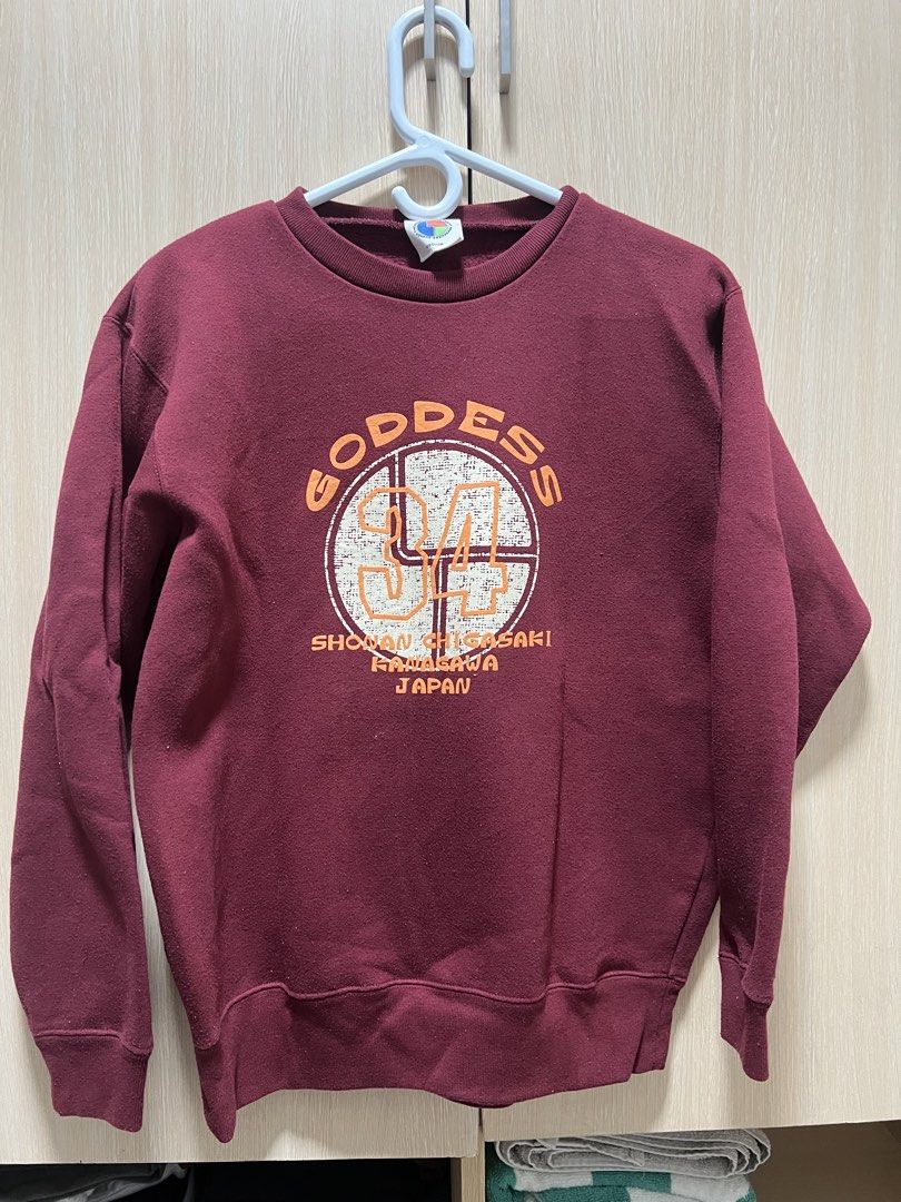 Goddess Shonan Chigasaki Sweatshirt (Category: Longsleeves) located in San Juan City. Submitted by juuli6nn (Listing ID 1432254114, Image 1). Description: - Shonan Chigasaki Sweatshirt - Size: Medium. Price: 300 NEGOTIABLE Can do meetups/lalamove.