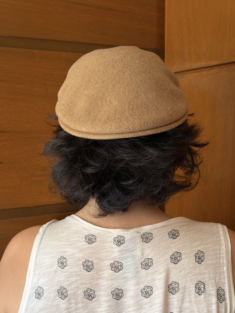 Kangol Wool 504 Cap (Category: Caps & Hats) located in San Juan City. Submitted by k8sells2 (Listing ID 1432298983, Image 3). Description: Authentic Kangol Wool 504 cap. Got it directly from Japan. I’ve only ever used this once. - Neutral brown/khaki color - Features Kangol kangaroo logo - Made from 100% wool - Size M - Designed in Great Britain Rfs: decluttering SF c/o of buyer.