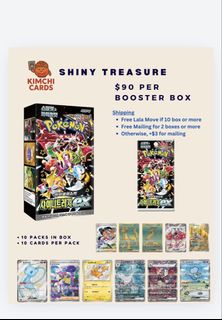 shiny treasure korean booster box Korean) Pokemon Scarlet & Violet: Shiny Treasure Ex SV4a Booster Box – A &  C Games
