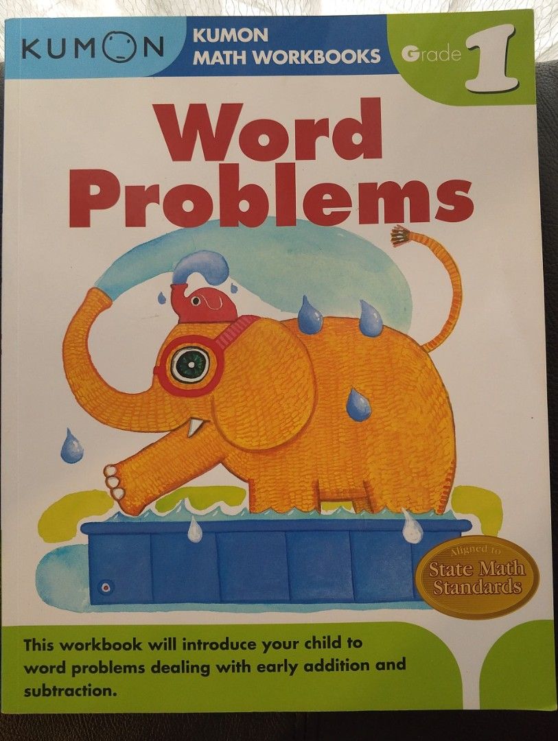 Kumon Math Workbooks Grade 1 Word Problems, Hobbies & Toys, Books ...