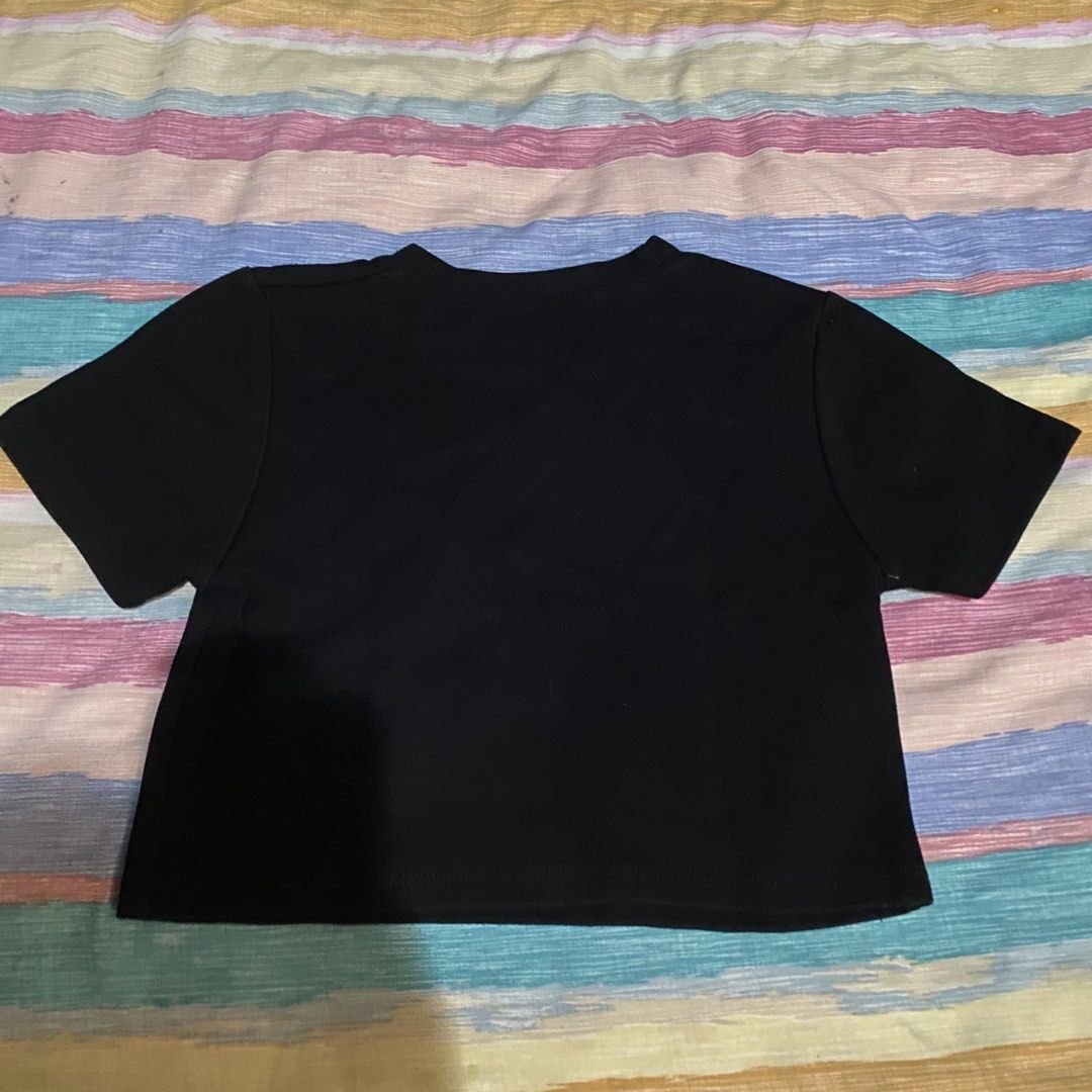 Leisure Supply Baby Tee - Black (Category: Shirts) located in Quezon City. Submitted by lightsnowie (Listing ID 1432338163, Image 2). Description: - fits XS-M frames - needs ironing - no flaws .