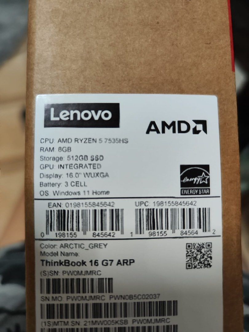 Lenovo ThinkBook 16 G7 ARP - Brand New440098733404999681