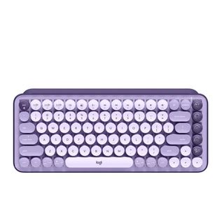 [Warranty Active] Logitech POP KEYS Wireless Bluetooth Mechanical Keyboard – Twilight Purple