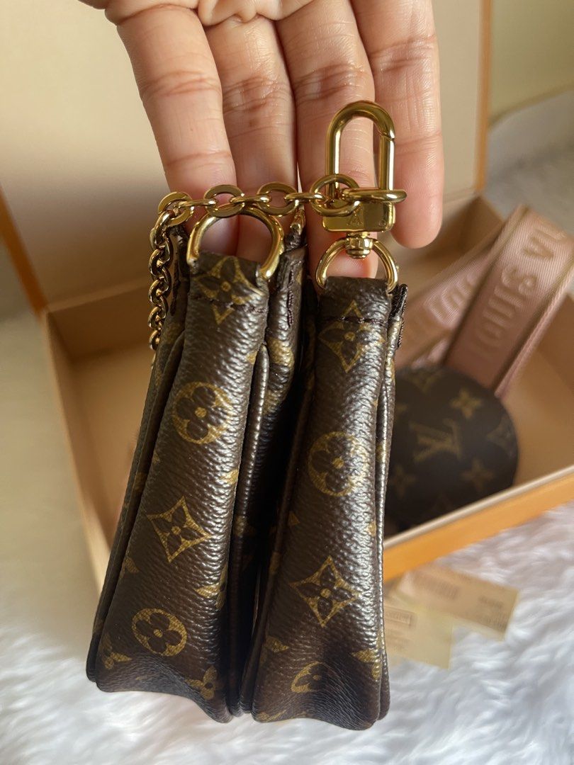 Louis Vuitton MultiPochette Accessoires (Category: Luxury Bags & Wallets) located in Bulacan. Submitted by happy.lazypooh (Listing ID 1432361843, Image 2). Description: - Authentic Louis Vuitton Multi Pochette Accessoires - Includes: - Main pouch - Mini pouch - Round coin purse - Chain - Strap - Classic monogram canvas - Comes with original box and tags - Made in France.