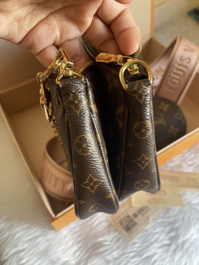 Louis Vuitton MultiPochette Accessoires (Category: Luxury Bags & Wallets) located in Bulacan. Submitted by happy.lazypooh (Listing ID 1432361843, Image 3). Description: - Authentic Louis Vuitton Multi Pochette Accessoires - Includes: - Main pouch - Mini pouch - Round coin purse - Chain - Strap - Classic monogram canvas - Comes with original box and tags - Made in France.