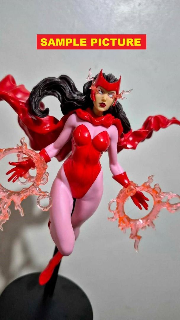 Marvel Sega ACT/CUT Scarlet Witch PVC Statue Figure (Category: Figurines & Statues) located in Quezon City. Submitted by ToyzzKoleksyon (Listing ID 1432387587, Image 2). Description: Authentic/Branded. -Price: 800 -Condition: AS IS. Unopened Box. -Issue: NONE -What you see is what you get. -Please check photos for issues. -Location: Quezon City b113c.