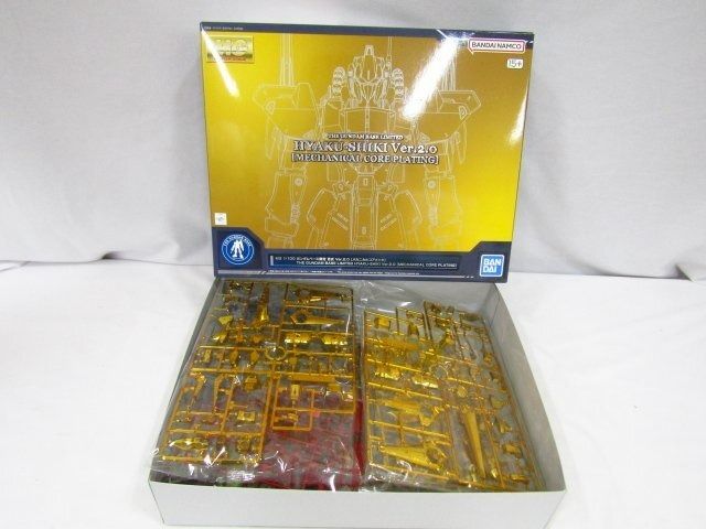 MG 1/100 Gundam Base Limited Hyaku Shiki Ver.2.0 Mechanical Core Plated Mobile Suit Zeta Gundam Gunpla 1 Start Unopened Item ◆4284 (Category: Gundam Model Kits) located in Singapore. Submitted by letao.sg (Listing ID 1432222029, Image 3). Description: • This item is unopened. • This is an item that was purchased from an unopened supplier. • The outer box may have some minor damage such as scuffs, scratches, stains, or dents. [If you are intereste
