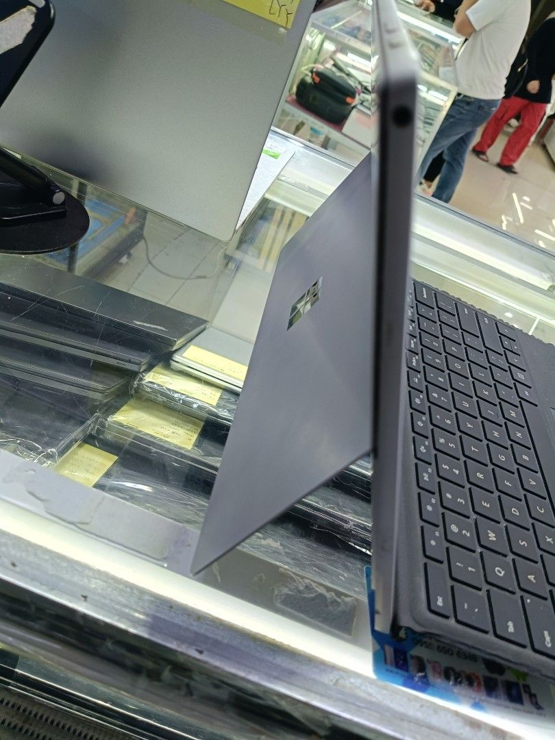 Microsoft Surface Pro (Category: Laptops & Notebooks) located in Manila. Submitted by zenowl-bcfe00 (Listing ID 1432314132, Image 1). Description: RUSH FOR SALE - MICROSOFT SURFACE PRO with keyboard - Intel Core i5-7300U CPU - 8GB RAM - 256GB SSD - WINDOWS 10 Pro - BUILT-IN KICKSTAND -SUPER MALINAW YUNG CAMERA FARAT AT BACK -NO ISSUE -NO HISTORY REPAIR -GOOD CONDITION -4 HOURS MALOWBAT -DM ME TEXT AND CALL ME 09535698986 & 09556506348 PWEDI COD A