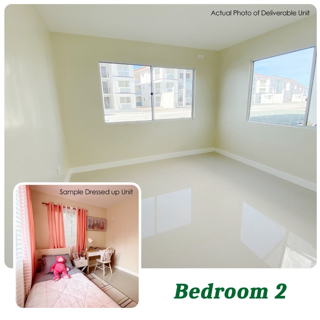 MIDORI TERRACES (Category: Apartments & Condos) located in Taytay. Submitted by thepottershandrealty (Listing ID 1432282165, Image 2). Description: 2BR w/ Patio for Sale – Midori Antipolo (San Roque) ONLY Php 15,800/MONTH 50 sqm | 2 Bedrooms | 1 T&B | WITH PATIO Located in San Roque Antipolo Low-rise condo = less crowded, more peaceful patio unit – extra space for relaxing or plants Cool weather + fresh air in Antipolo City Perfect for: Small fam