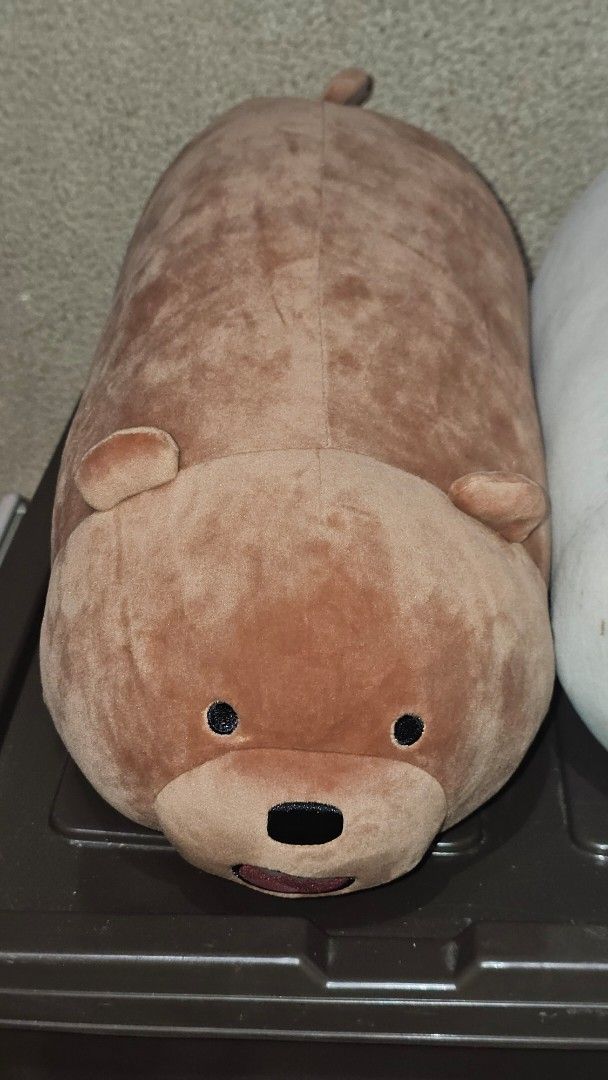 Miniso Stackable We Bare Bears Set of 3 (Category: Plushies & Soft Toys) located in Manila. Submitted by elmanlapaz (Listing ID 1432352912, Image 3). Description: MINISO We Bear Bears Stackable 38 cm Complete Set of 3 - 1500 Issue: A bit dusty but no stains, can be washed.