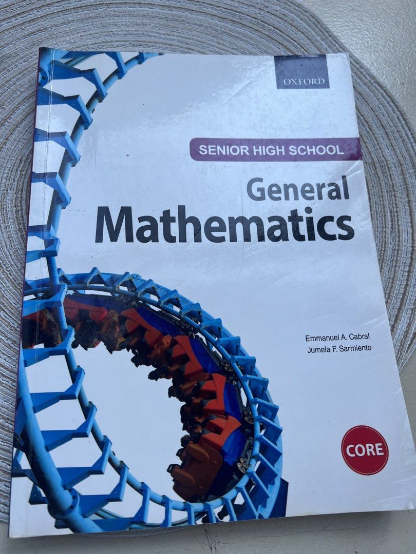 Oxford Senior High School Math Textbooks (Category: Textbooks) located in San Juan City. Submitted by iambernie (Listing ID 1432390269, Image 2). Description: - Set of three Oxford Senior High School math textbooks. - Includes: General Mathematics, Pre-Calculus, and Basic Calculus. - Designed for STEM students. - Covers topics like functions, analytic geometry, and limits. - Perfect for Senior High School math students. No writings , unused books