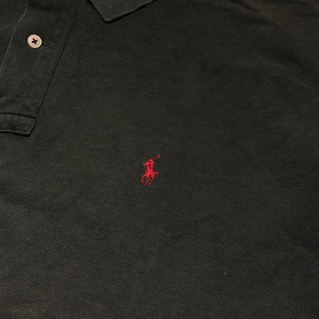 POLO Ralph Lauren Poloshirt (Category: Tshirts & Polo Shirts ) located in Dasmarinas. Submitted by eldosthrift (Listing ID 1432347010, Image 2). Description: Ralph Lauren Dark Green Polo Shirt ‼️ Large (24 x 28) Used condition ✨ — still clean and presentable — classic dark green colorway — signature Ralph Lauren polo vibe 🐎 — comfy regular fit #ralphlauren #darkgreen #poloshirt #vintageph #thriftph #ukayph #thriftedph #streetwearph #prelovedph #