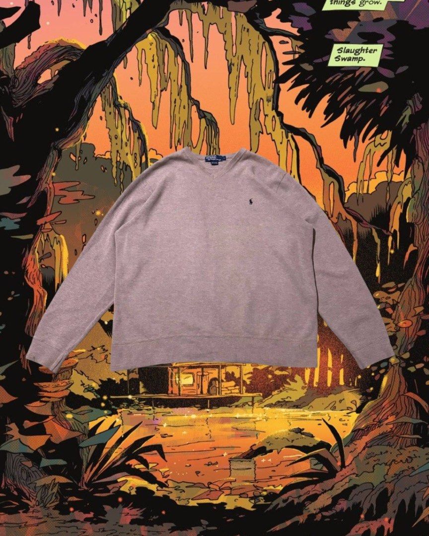 Polo Ralph Lauren V-Neck Sweater (Category: Hoodies) located in Cotabato. Submitted by shreq_thrifts (Listing ID 1432233019, Image 1). Description: Size: Tagged as Large width - 24 length - 29.