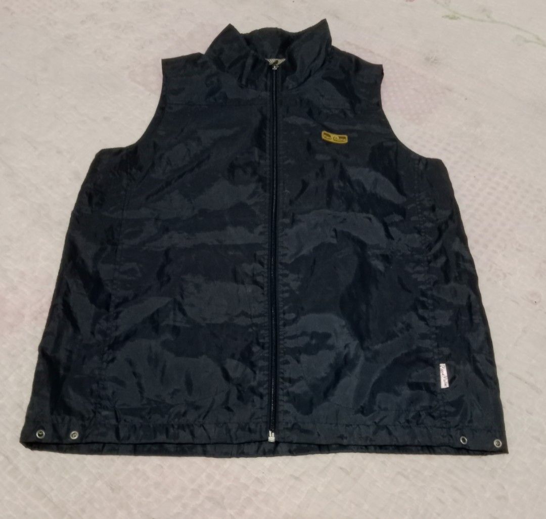 Premium Chaleco Vest Large Navy Blue Lightweight Zip-Up (Category: Coats, Jackets and Outerwear) located in Bacolod City. Submitted by right_niche (Listing ID 1432316551, Image 3). Description: Premium Chaleco Vest Large Navy Blue Lightweight Zip-Up ✔️ Actual item on photo ✔️ Good as mint condition – no need to wash ✔️ Already laundry 🆗 Condition: 10/10 Color Rate: 10/10 Original Size: Large Size (in inches): Sh = Shoulder (balikat – front only)