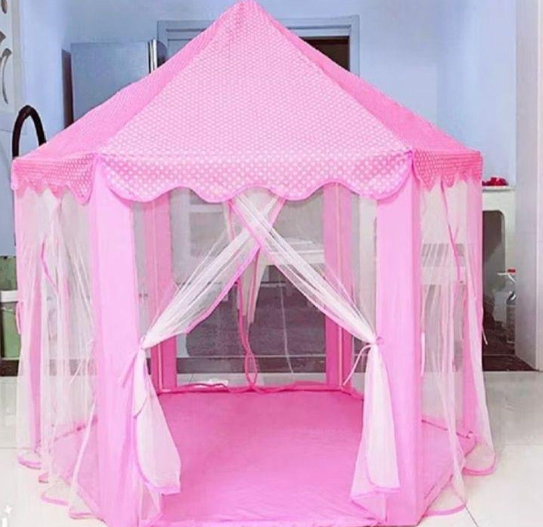 princess play kids tent (Category: Infant Playtime) located in Manila. Submitted by yzcartph (Listing ID 1432222895, Image 1). Description: .