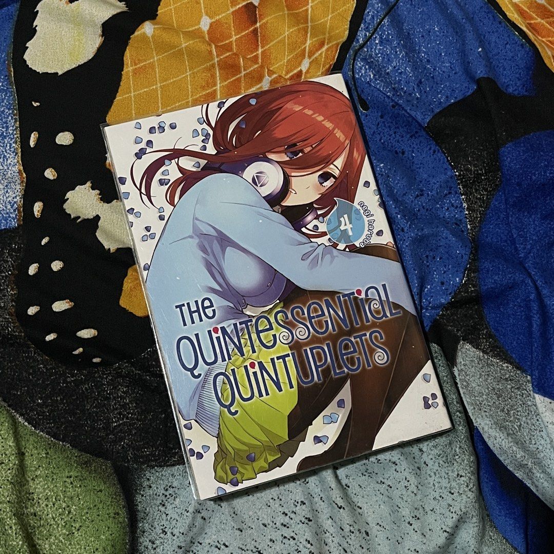 Quintessential Quintuplets Vol 4 (Category: Comics & Manga) located in San Juan City. Submitted by gents701 (Listing ID 1432369923, Image 1). Description: Selling off my manga collection, pages are slightly yellowed. With added plastic cover. Can send pictures of the pages for further checking..