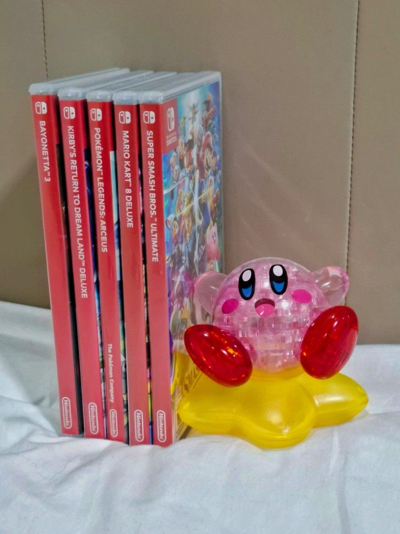 [NEGOTIABLE] Nintendo Switch OLED White Bundle + 5 Physical Games ...
