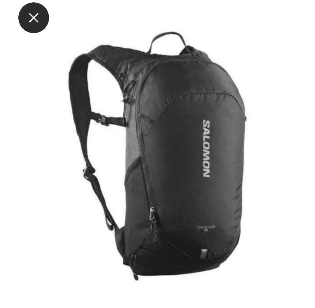 Salomon Trailblazer 10 Backpack - Black (Category: Backpacks) located in Makati City. Submitted by kaecee. (Listing ID 1432244546, Image 3). Description: - Salomon Trailblazer 10 Backpack - 10-liter capacity - Perfect for day hikes and short trips - Black color - Features the Salomon logo - Adjustable straps for a comfortable fit - Lightweight design.