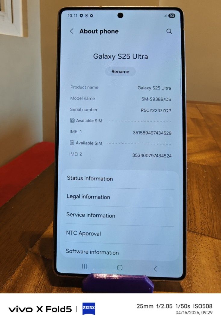 Samsung S25 Ultra 256G (Category: Samsung) located in Mandaluyong City. Submitted by annreyespreloved (Listing ID 1432208815, Image 3). Description: - Samsung S25 Ultra - 256GB Storage - Stylish Design - Ready to use.