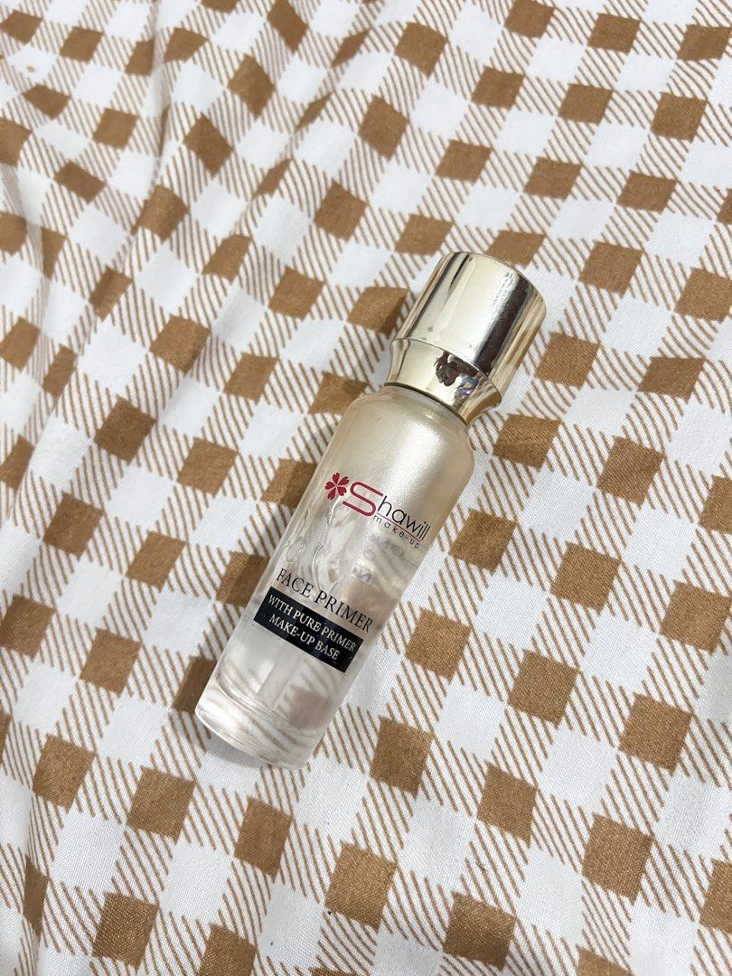 Shawill Face Primer (Category: Makeup) located in Meycauayan. Submitted by pausclosett (Listing ID 1432326999, Image 1). Description: - Shawill Face Primer - Hydrates skin - Long-lasting - Oil-free - 40 ml / 1.35 fl oz - Expiration Date: 07.2027 .