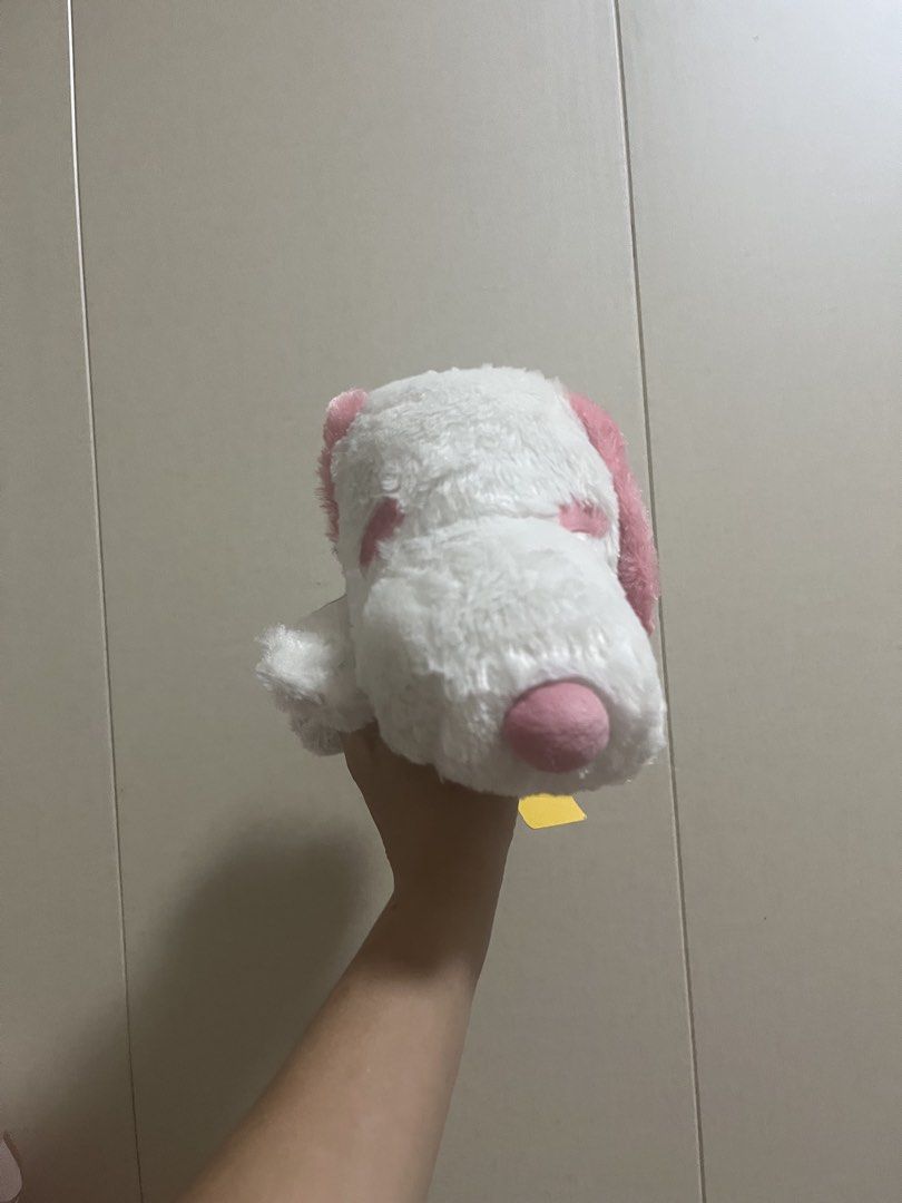 Snoopy with pptg (Category: Plushies & Soft Toys) located in Las Pinas. Submitted by stuffhaven (Listing ID 1432371308, Image 2). Description: Location : Las Piñas Pick up or lalamove Jnt (Wednesday and Saturday only) Cute Snoopy Pink ears with pptg. Perfect cute gift..