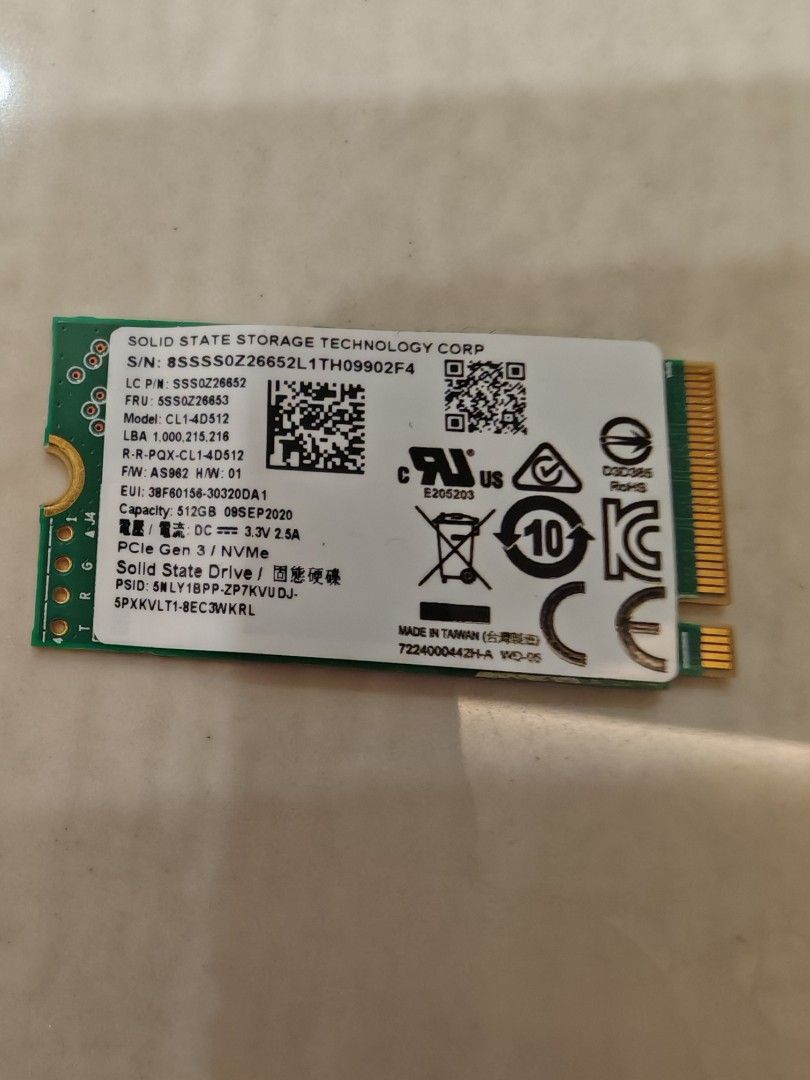 Solid State Drive - 512GB439432448469913600