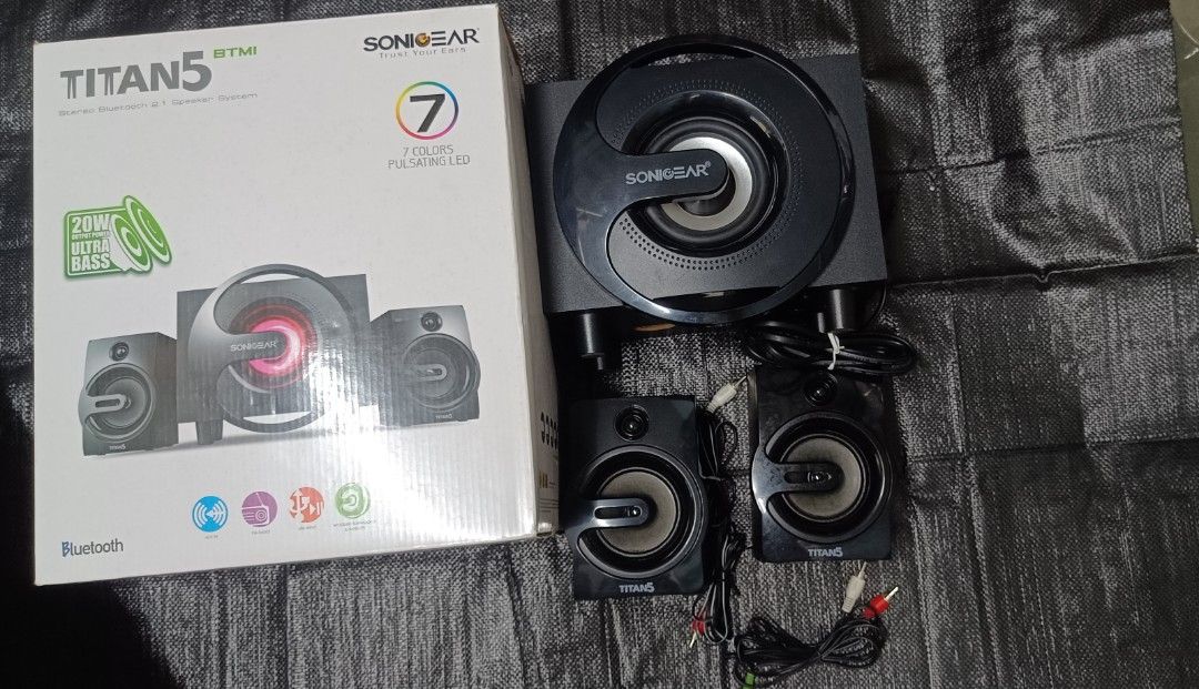 SonicGear Titan5 BTMI Stereo Bluetooth 2.1 Speaker System
