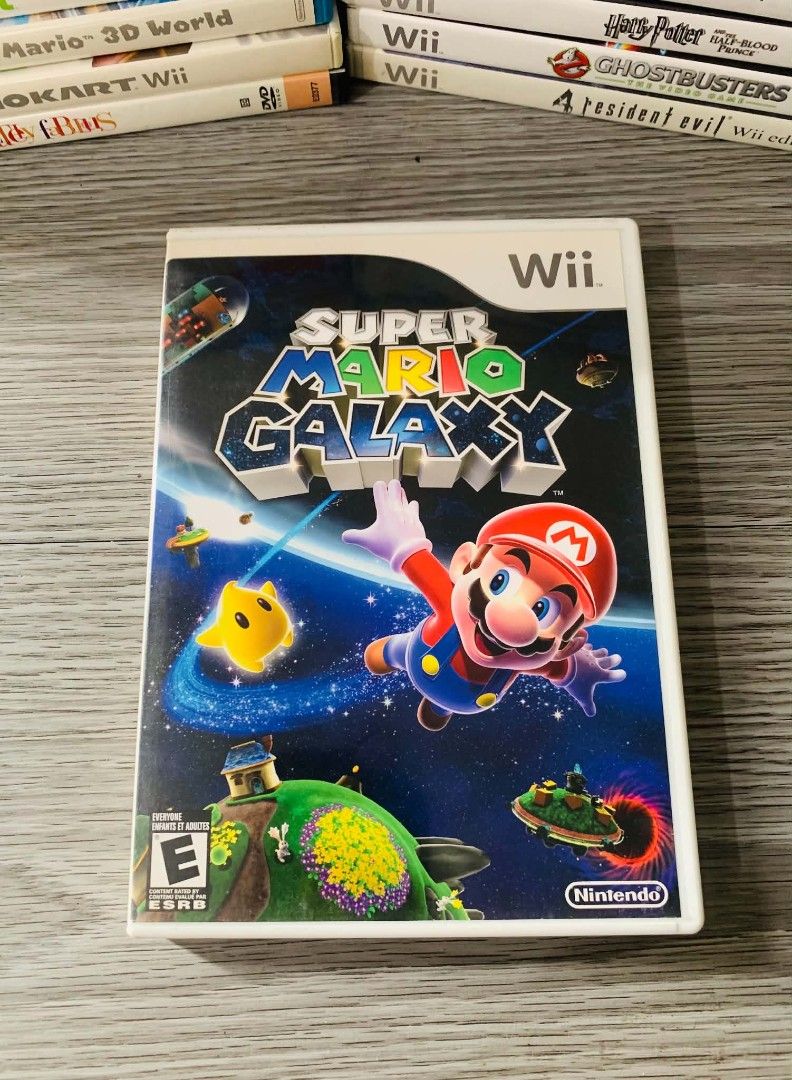 SUPER MARIO GALAXY Wii CD GAME (Category: Nintendo) located in Muntinlupa City. Submitted by echo.066 (Listing ID 1432213078, Image 1). Description: FOR SALE NINTENDO Wii CD GAME 1500 PHP SUPER MARIO GALAXY MINT CONDITION AVAILABLE FOR DELIVERY VIA LALAMOVE AVAILABLE FOR SHIPPING VIA J&T EXPRESS CHECK MY PROFILE FOR MORE PERSONAL COLLECTIONS MUSIC / VIDEO / GAMES MODE OF PAYMENT : BANK / GCASH / MAYA MUNTINLUPA CITY LOCATION.
