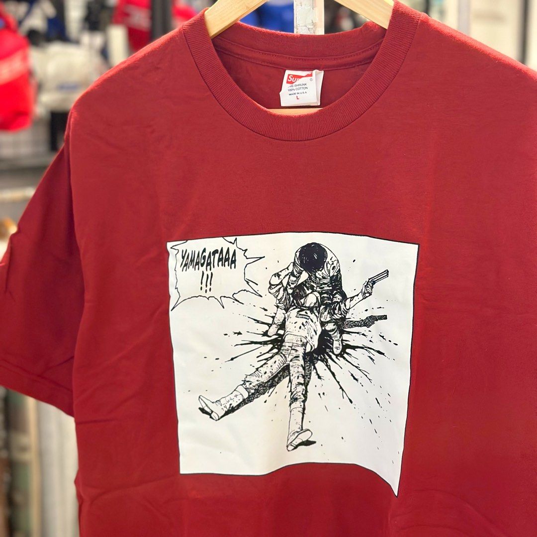 Supreme FW17 Akira Yamagata Tee Red - Large (Category: Tshirts & Polo Shirts ) located in Quezon City. Submitted by inside_plug (Listing ID 1432257579, Image 2). Description: For sale Supreme FW17 Akira Yamagata Tee Red - Large Brandnew Dm us to purchase.