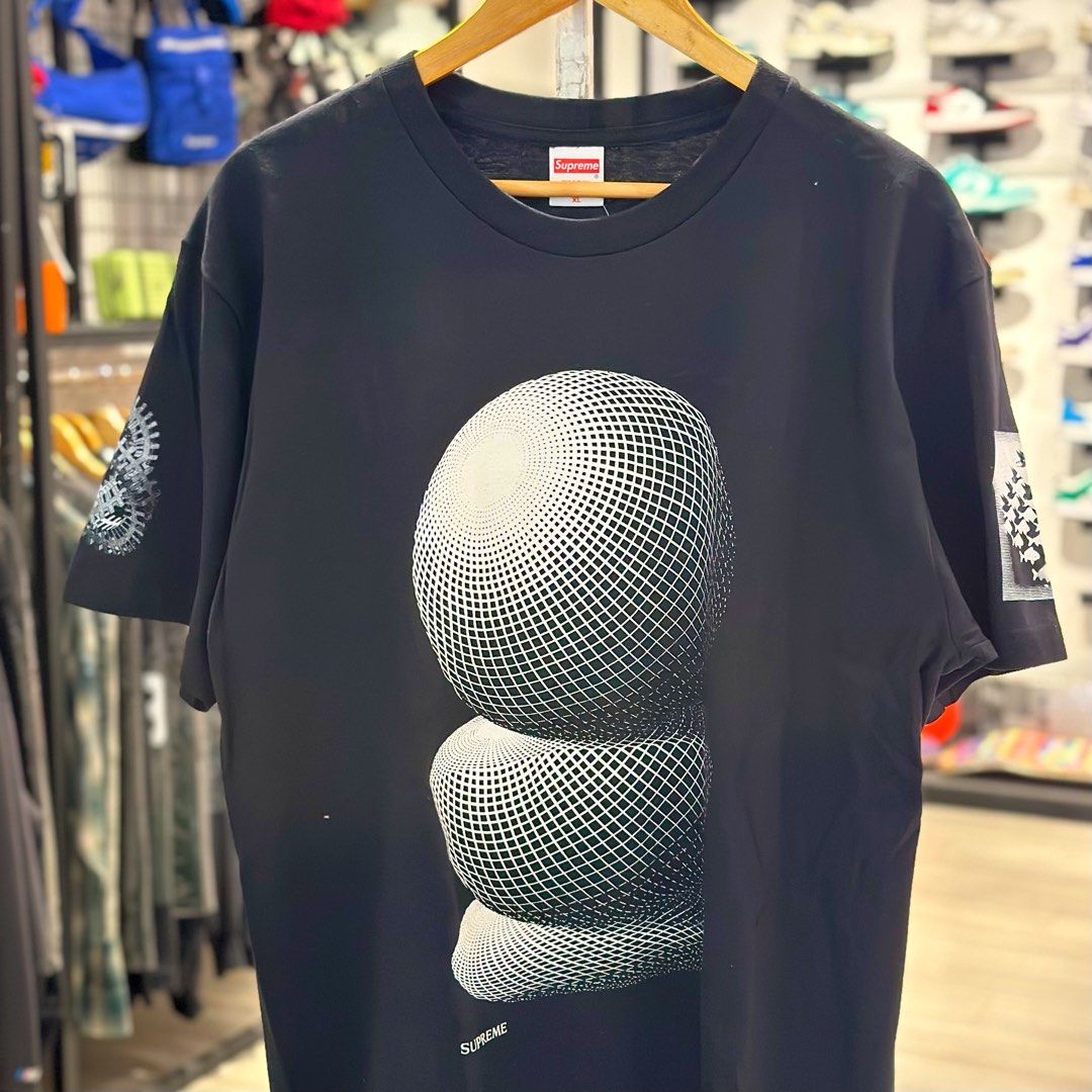 Supreme SS17 MC Esher Three Spheres Tee Black - Xlarge (Category: Tshirts & Polo Shirts ) located in Quezon City. Submitted by inside_plug (Listing ID 1432254157, Image 2). Description: For sale Supreme SS17 MC Esher Three Spheres Tee Black - Xlarge Brandnew Dm us to purchase.