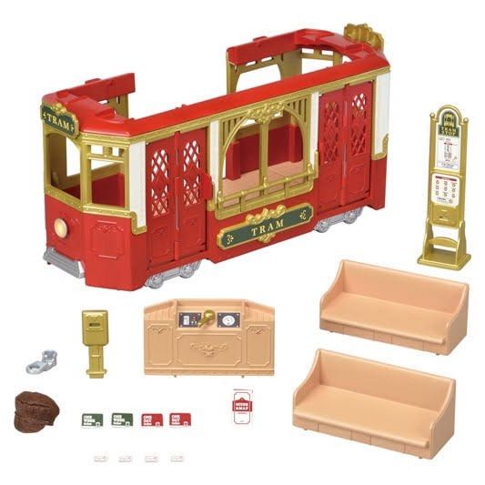 Sylvanian Families Tram Only + Corgi (Category: Vehicle & Diecast Models) located in Malabon City. Submitted by alysaleee (Listing ID 1432291363, Image 2). Description: Complete tram set + corgi (sdd only) .