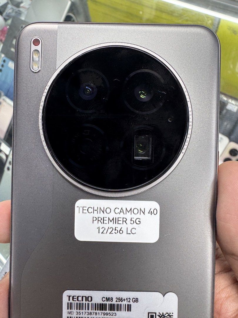 Tecno Camon 40 Premier 5G 12/256 (Category: Android Others) located in Manila. Submitted by ram-gadget-shop (Listing ID 1432371204, Image 1). Description: GREENHILLS SHOPPING CENTER XC-12 STALL NUMBER RAM GADGETS.