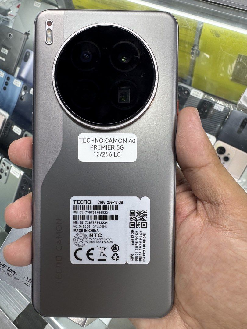 Tecno Camon 40 Premier 5G 12/256 (Category: Android Others) located in Manila. Submitted by ram-gadget-shop (Listing ID 1432371204, Image 2). Description: GREENHILLS SHOPPING CENTER XC-12 STALL NUMBER RAM GADGETS.