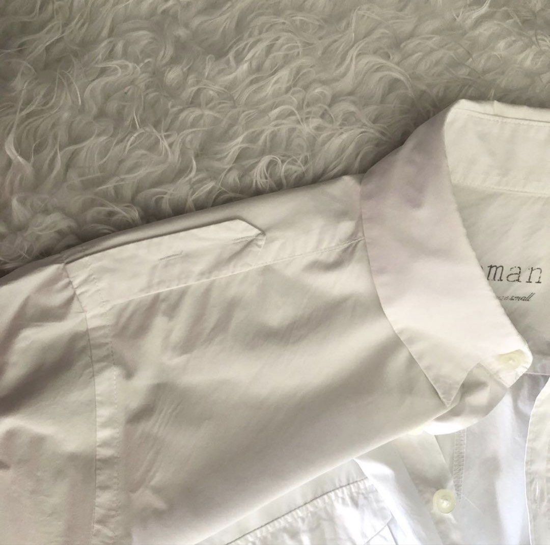 TOPMAN WHITE POLO FOR MEN BUTTON DOWN SHIRT (Category: Tshirts & Polo Shirts ) located in Mandaluyong City. Submitted by segundamanomanila (Listing ID 1432325096, Image 2). Description: - Slightly used. In good condition. - Brand: Topman - Size: Small - Chest: 91-96cm / 36-38inch - Length size : 74cm / 29inch - Color: White - Material: 100% cotton - With extra buttons attached - Original Topman brand - RFS: not using it anymore..