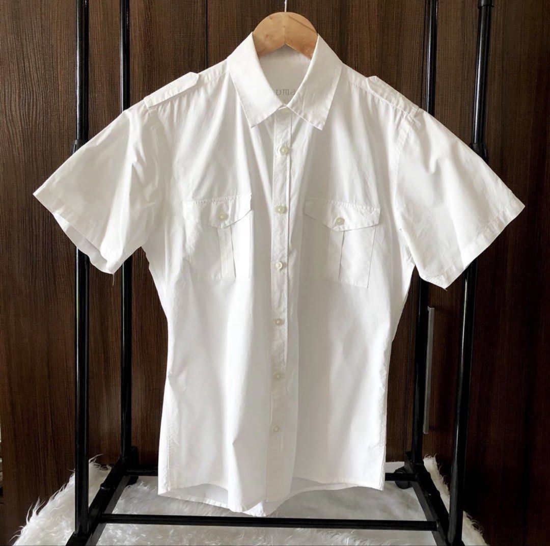 TOPMAN WHITE POLO FOR MEN BUTTON DOWN SHIRT (Category: Tshirts & Polo Shirts ) located in Mandaluyong City. Submitted by segundamanomanila (Listing ID 1432325096, Image 1). Description: - Slightly used. In good condition. - Brand: Topman - Size: Small - Chest: 91-96cm / 36-38inch - Length size : 74cm / 29inch - Color: White - Material: 100% cotton - With extra buttons attached - Original Topman brand - RFS: not using it anymore..