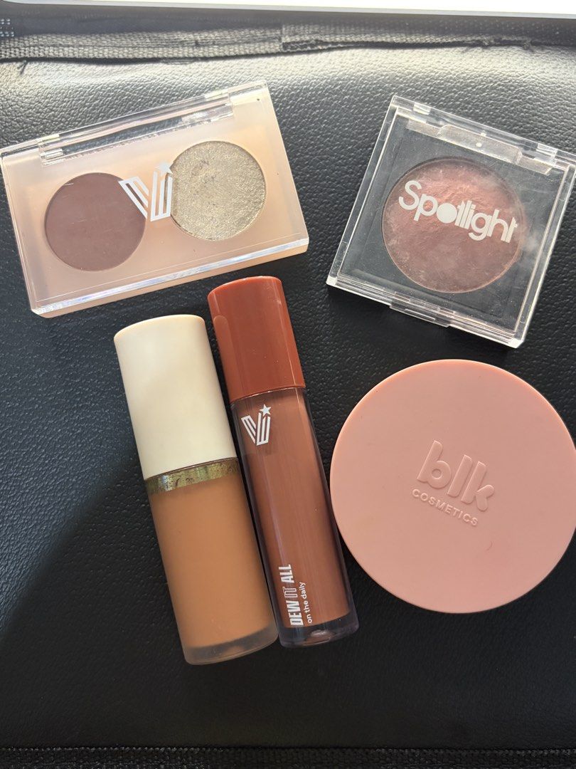 Vice Cosmetics, blk Cosmetics, Spotlight Makeup Set (Category: Makeup) located in Manila. Submitted by gracea046 (Listing ID 1432234145, Image 1). Description: TAKE ALL FOR 650! Price per piece: - Vice Cosmetics Dew It All Blush Always Summerish - Php 150 - BLK Cosmetics Soft Blur Powder Blush in Cobbler (Limited ed shade) - Php 250 - Spotlight Marble Blush in Red Carpet - Php 150 - Vice Cosmetics Eyeshadow in Astral - 170 - FREE Lucky Beauty Eth