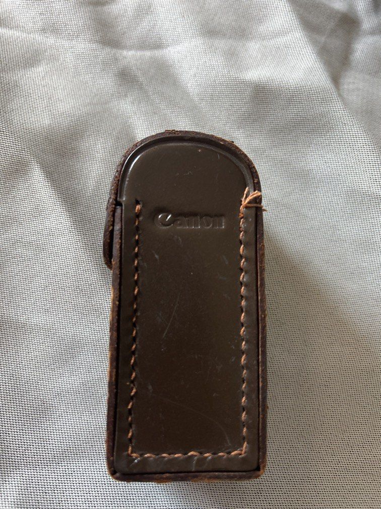 Vintage Canon leather case (Category: Camera Bags & Carriers) located in Bulacan. Submitted by ourdailybreads (Listing ID 1432213281, Image 2). Description: .