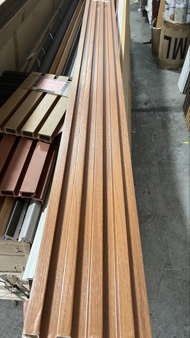 WPC FLUTTED PANEL INDOOR 2.9meters (Category: Wall Decor) located in Quezon City. Submitted by homedecor0824 (Listing ID 1432232777, Image 2). Description: WPC INDOOR WALL FLUTED PANEL 😻😻DIRECT MANUFACTURER!!!‼️‼️❣️ 😻😻😻MURANG MURANG PANELS❤️❤️❤️ ✨ ELEVATE YOUR INTERIOR ✨ Discover our exclusive WPC FLUTED PANELS in various profiles and colors! Durable, eco-friendly, and perfect for creating stunning spaces 💗 #wpcwallpanel #walldecor #indoorf