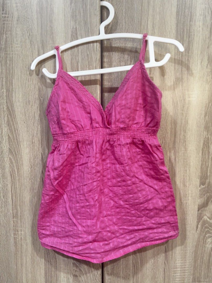 Y2K Pink BabyDoll Top (Category: Sleeveless) located in Dumaguete. Submitted by whimsyqueen03 (Listing ID 1432373556, Image 3). Description: - Can pair with everything - Straps are adjustable - Cute for casual side quest - Light Fabric but still good quality.