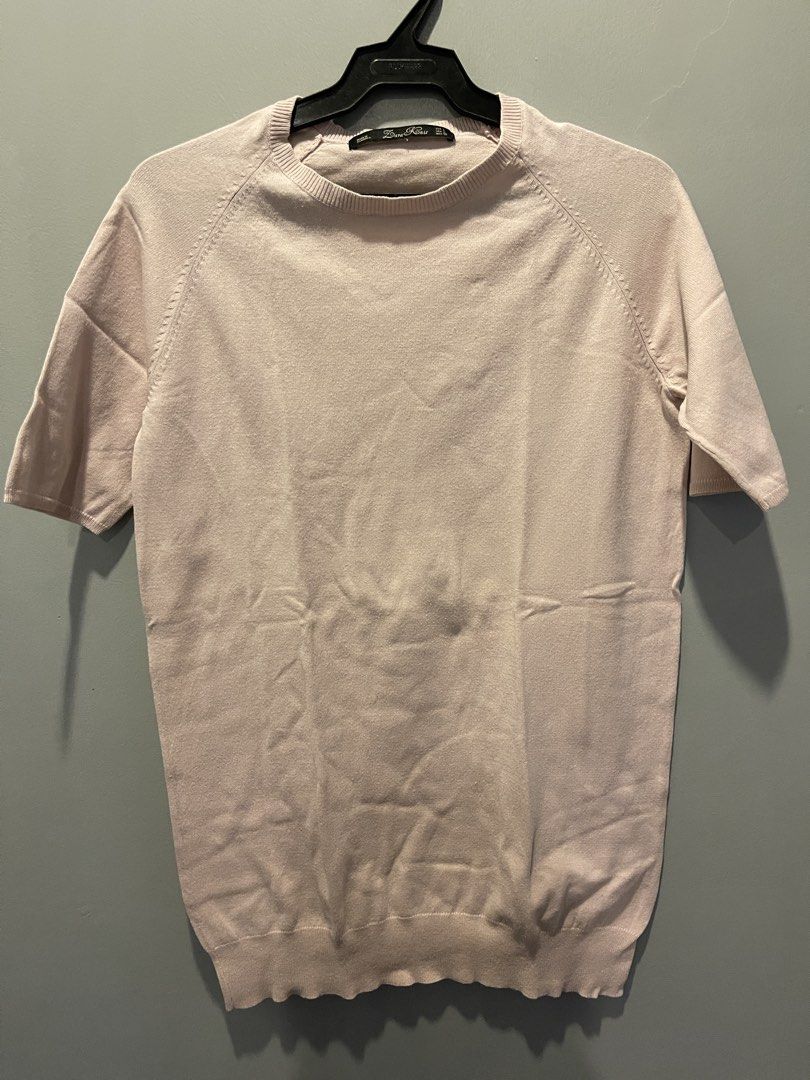 Zara Basic Knit Short Sleeve Shirt (Category: Shirts) located in Muntinlupa City. Submitted by cheeeeky (Listing ID 1432291405, Image 1). Description: - Crew neck design - Raglan sleeves - Ribbed hem and cuffs - Solid color - Lightweight knit fabric - Perfect for warmer weather.