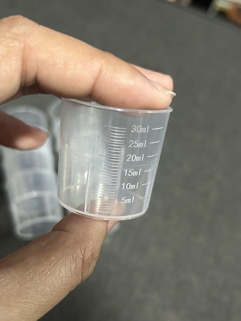 10pcs Plastic Measuring Cup Laboratory Chemistry Kitchen Liquid Measuring Tool 30ml (Category: Bakeware) located in General Trias. Submitted by aprilocampo0412 (Listing ID 1432559142, Image 3). Description: 10pcs Plastic Measuring Cup Laboratory Chemistry Kitchen Liquid Measuring Tool 30ml.