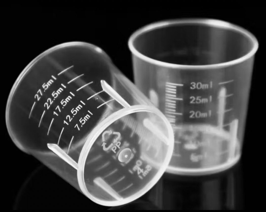 10pcs Plastic Measuring Cup Laboratory Chemistry Kitchen Liquid Measuring Tool 30ml (Category: Bakeware) located in General Trias. Submitted by aprilocampo0412 (Listing ID 1432559142, Image 1). Description: 10pcs Plastic Measuring Cup Laboratory Chemistry Kitchen Liquid Measuring Tool 30ml.