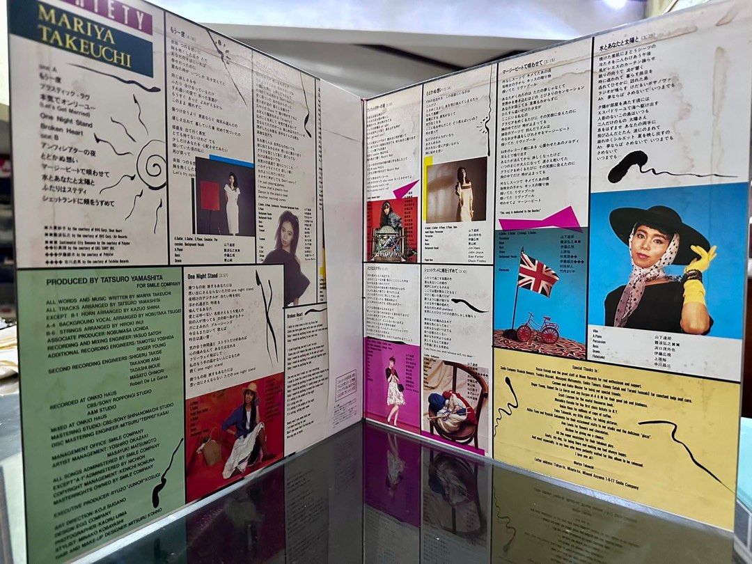 1984 Orig Pressing VARIETY - Mariya Takeuchi (Category: Vinyls) located in Las Pinas. Submitted by tophiers (Listing ID 1432439508, Image 2). Description: For Sale: Variety- Mariya Takeuchi OG 1984 Pressing LP 🇯🇵 The Holy Grail of Japan City Pop! 🔵 MOON Recording Media (NM-NM+) / Covers (Ex+-NM) / OBI (Vg-Ex). Analog sound is far from the 2012 re-issue 😉✌️ Actual Photos Posted Play Tested No Skips (Thorens/Ortofon) Price: Php6,500 firm No Low