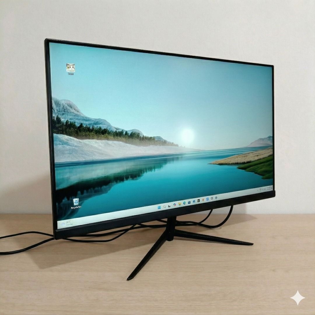 24 Inch LED Monitor | Full HD 1080p | IPS | 100Hz 1ms | Frameless ...