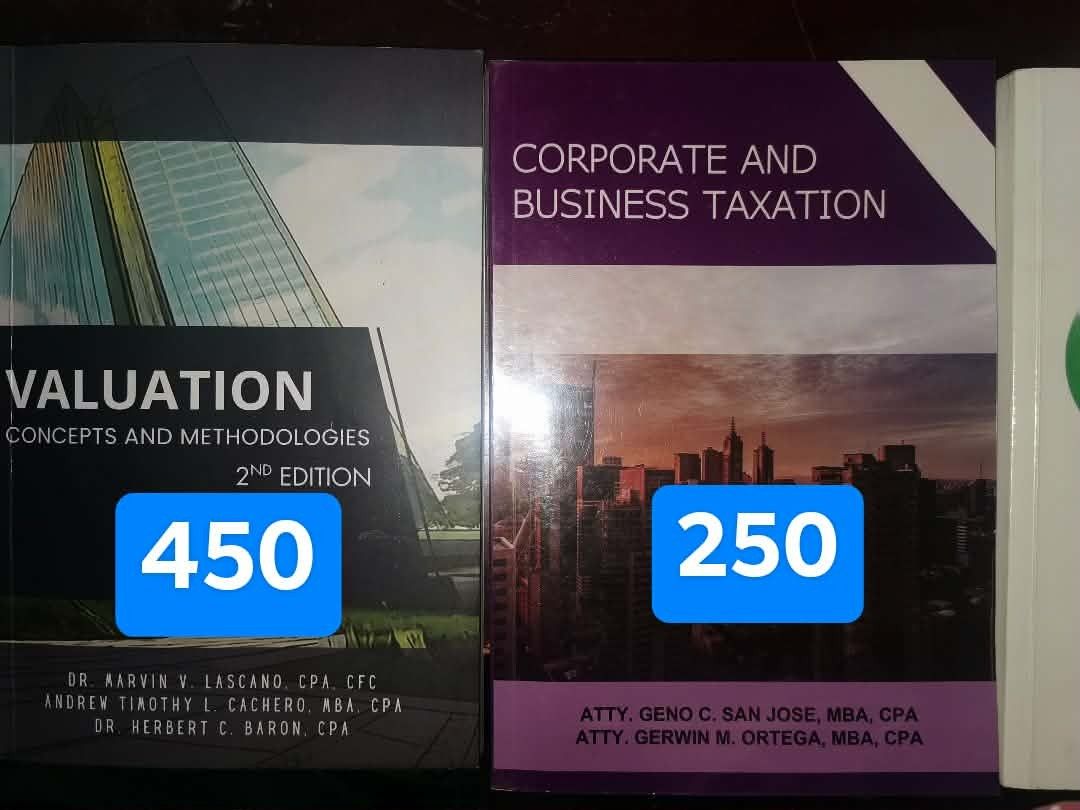 Accounting and Law Books (Category: Textbooks) located in Manila. Submitted by riverchild01 (Listing ID 1432478051, Image 3). Description: Preloved Accounting and Law Books: - Accounting For Special Transactions by Rante, Liz, Ruado, Binaluyo - Cost Accounting and Control by Rante, Liz, Murtos - SOLD - The Law on Sales Agency and Credit Transactions by De Leon - Comprehensive Accounting Reviewer FAR Volume 1 by Villaluz, Cruz - Intermediate Accou