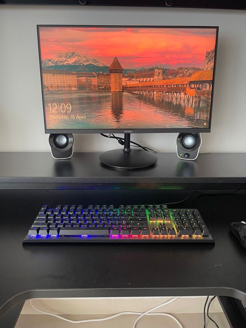 Aftershock desktop computer and free desk436891011137546241